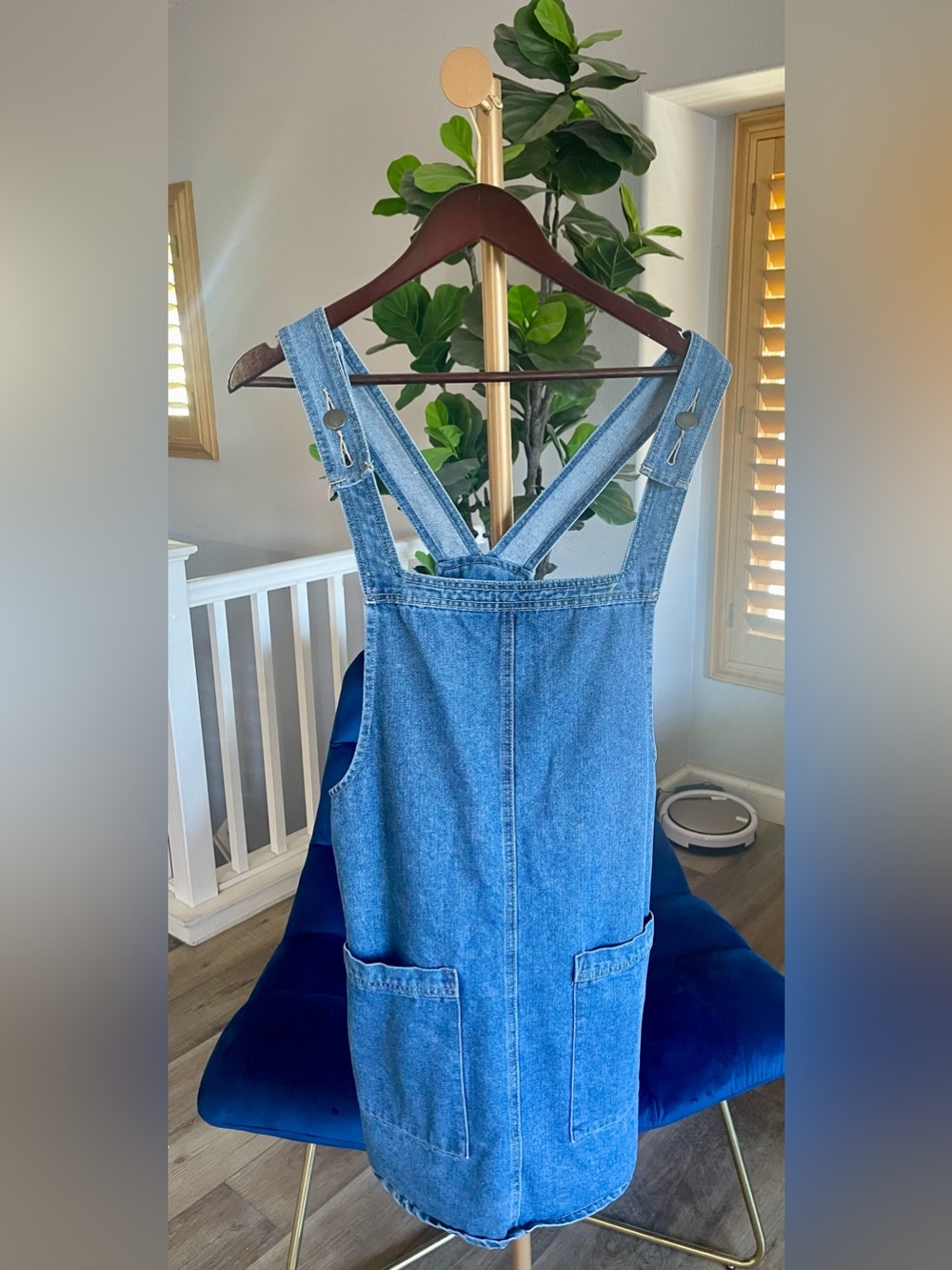 Cotton On The Overall Dress Denim Women’s Size 8